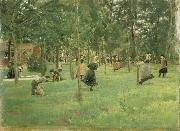 Max Liebermann Children Playing oil painting on canvas